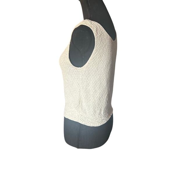 Vintage-Inspired Knit Tank Top | Neutral Minimalist Big City Brand - Picture 4 of 6